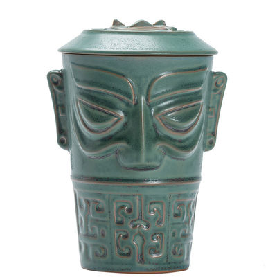 Taça de café de grande capacidade para recepção de escritório presentes de negócios taça cultural Sanxingdui