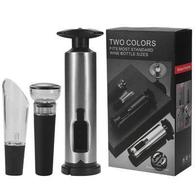 Abridor de garrafas de metal com bateria recarregável perfeito para amantes de vinho e presentes de Natal