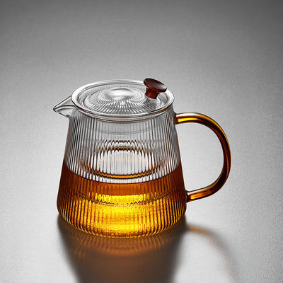 Elegante e clássico garrafas de água de vidro de alto borosilicato 500ml / 800ml / 1000ml para fins