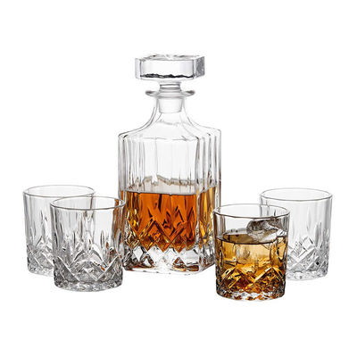 Home Hotel Restaurante Design Estilo Clásico Decanter de Cristal Livre de Chumbo para bebidas Rock Whiskey