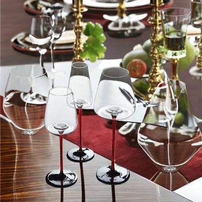 Logotipo personalizado aceitável único cálice de Borgonha para presentes e estilo de design da Europa