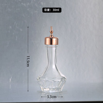 Venda direta Vinho fino Vidro cristalino de âmbar em forma de U Design elegante de vidro para vinho