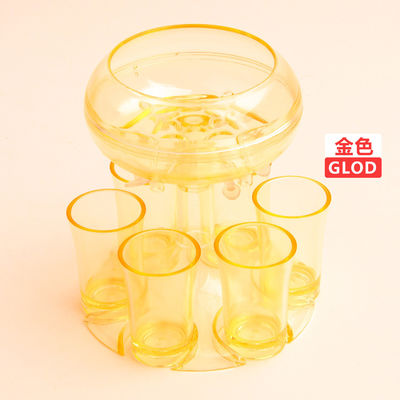 Dispensador de vidro de 6 tiros e suporte para cocktails de uísque perfeitos.