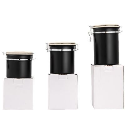 Embalagem de armazenamento de alimentos Modernas latas de café de aço inoxidável 304 com conservação respirável