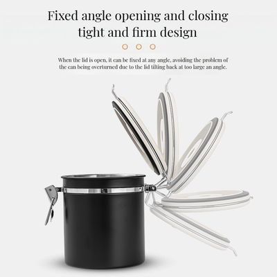 Embalagem de armazenamento de alimentos Modernas latas de café de aço inoxidável 304 com conservação respirável