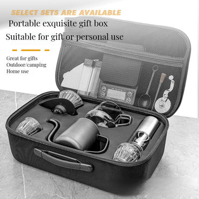 Amantes do café Set de iniciação estilo clássico com moldeira Moca Pot e utensílios