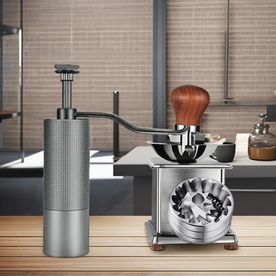 Moinho de feijão multifuncional de ajuste ajustável para armazenamento Moinho de café de toque manual
