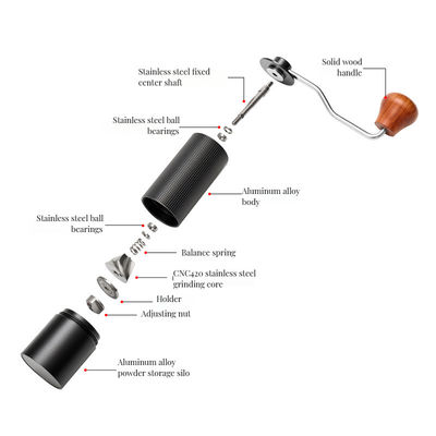 Conjunto de frasco de armazenamento de cozinha multifuncional de design redondo para vedação de açúcar de grãos de café e chá