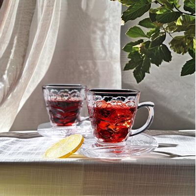 Copo de chá / café de vidro Custom Logotipo caixa de presente Conjunto Thermo Cup Flask de vácuo para o Dia das Mães