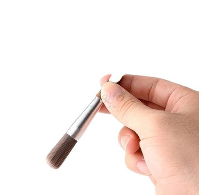 Barista cozinha mão moedor de café estilo vintage escova de limpeza com alça de madeira