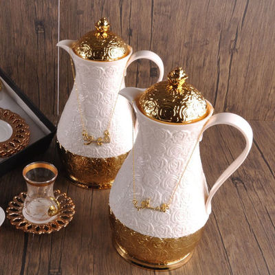 Tipo de recipiente de bebida Conjuntos de chá de café 2024 Conjuntos de copos de vidro de porcelana reutilizáveis com material de vidro