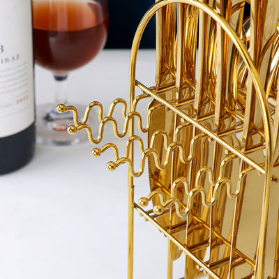 24Pcs Flatware Set aço inoxidável ouro prata faca colher garfo talheres conjuntos para festa