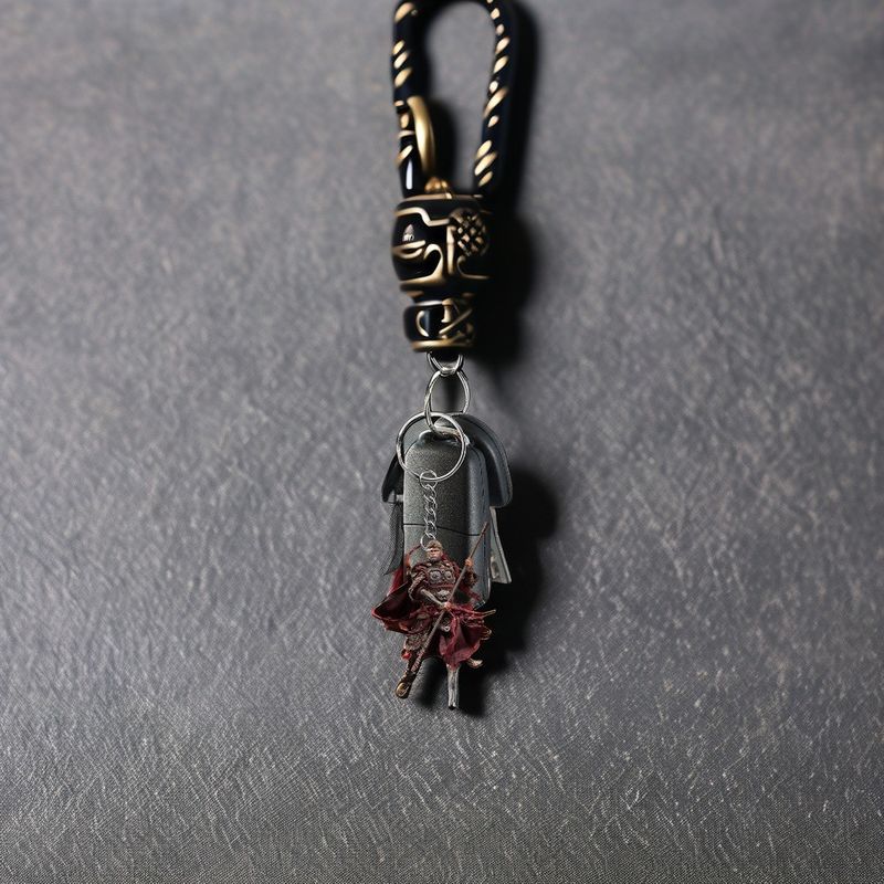 Mito Negro da Bruxa Wukong 2D Keychain Acrílico Pendente para Mochila Transfronteiriça