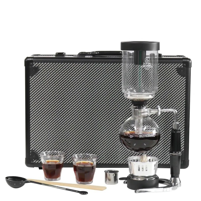 6 Quantidade Single Serve Camping Cerâmica French Press Coffee Maker com Customize Logo