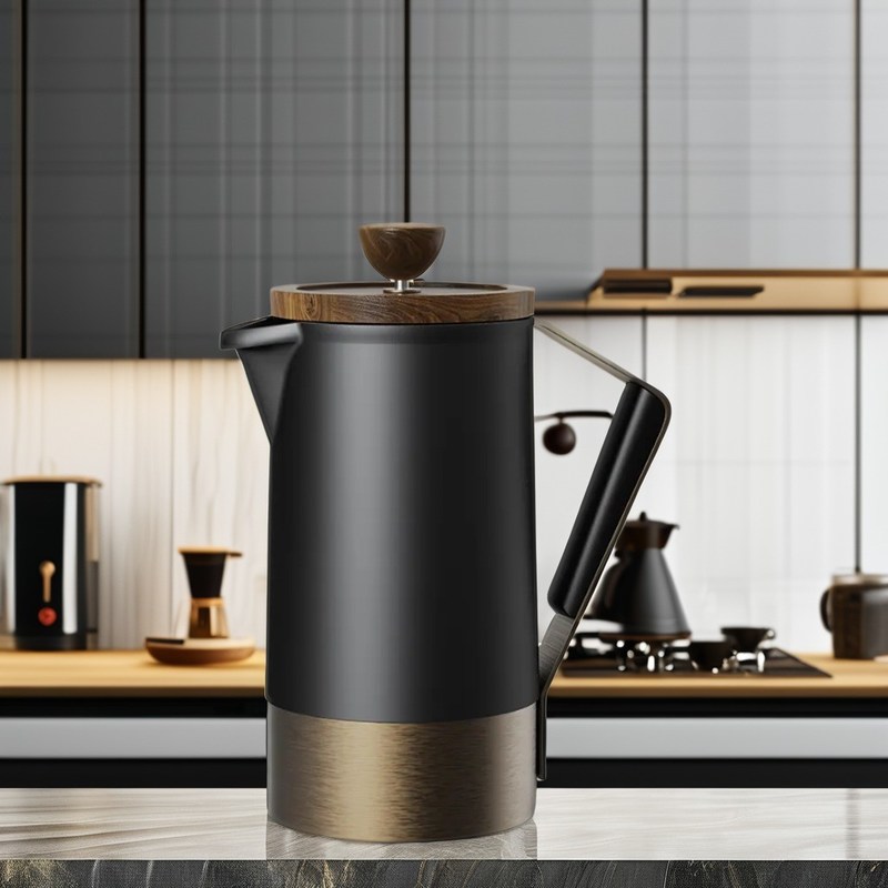 Manutenção de silicone corpo cerâmico café comercial French Press Set para cafés