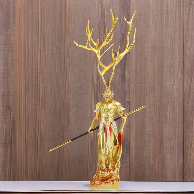 Personalizado 3D Monkey King Resin Figure Um Must-Have para os fãs e colecionadores Journey West