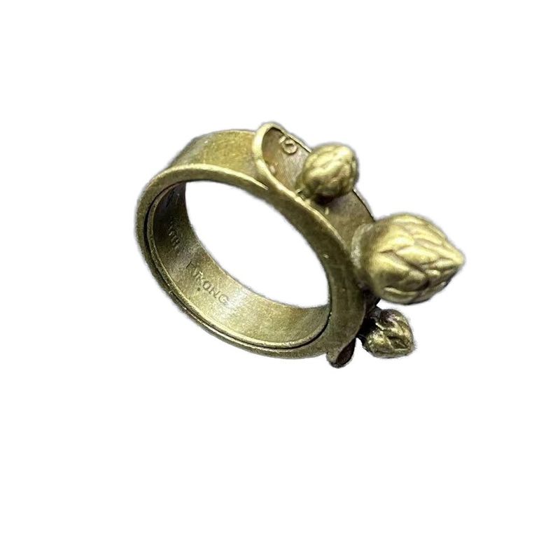 Ornamentação de três peças de ouro, anel de gancho, distintivo, função para o Rei Macaco do Mito Negro