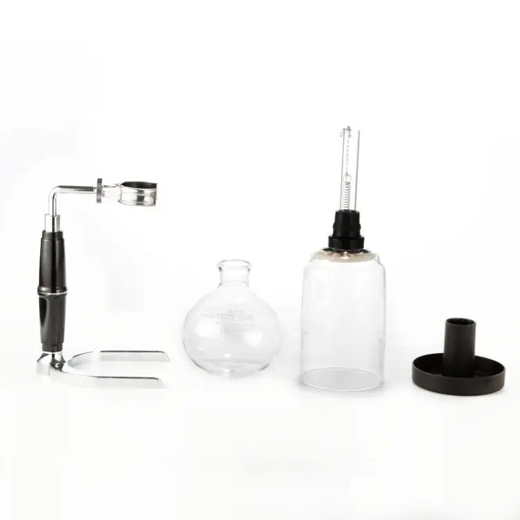 Máquina de café para uso doméstico Conjunto de vidro de cozinha manual Sifon pot com característica sustentável