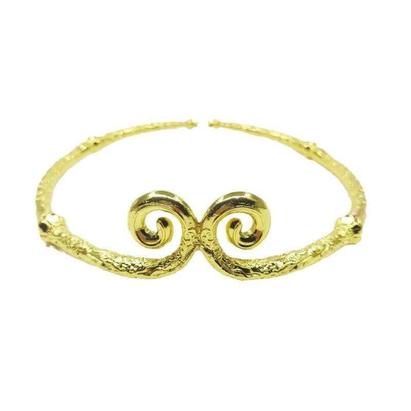 Monkey King Gold Hoop Ring Badge Set de três peças para periferias de jogos dentro do Black Myth