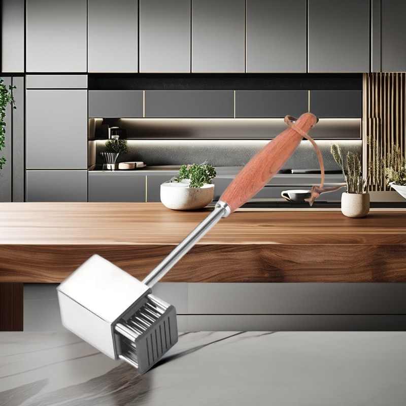Alimentador de carne manual com 36 lâminas para suavizar bifes na cozinha
