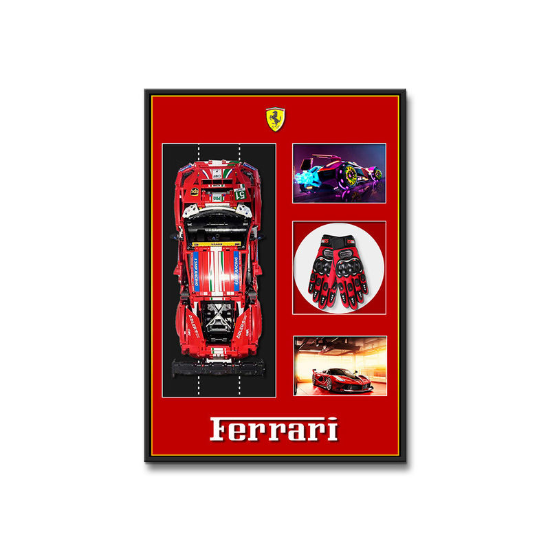 Moderno Esportes Carro Mural Quadro de Display Elétrico Estilos personalizados Temática de Arte suportada