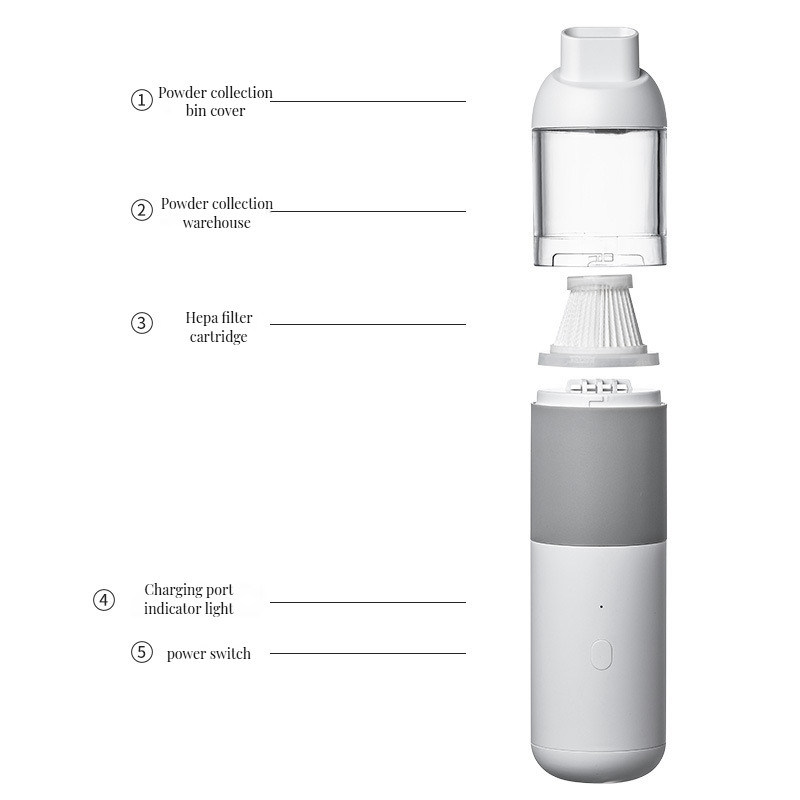 Mini aspirador de vácuo para balcão de cozinha em cafés