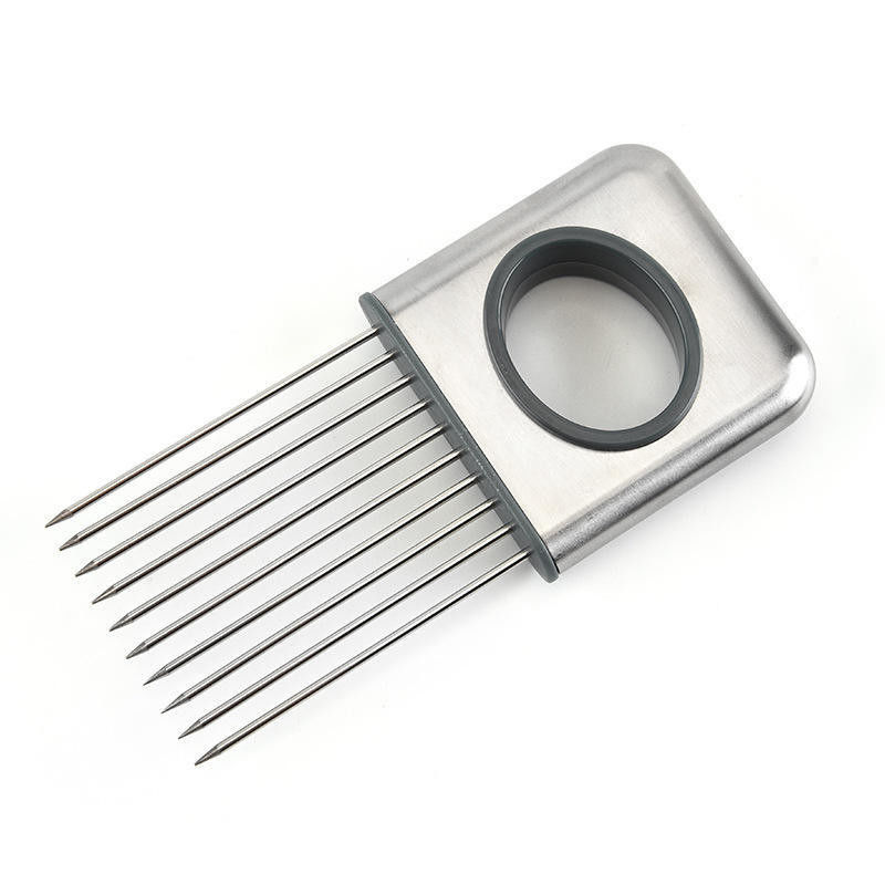 Metal tipo aço inoxidável Tomate Cebola Cortador de Batata com Função de Tenderizador de Carne