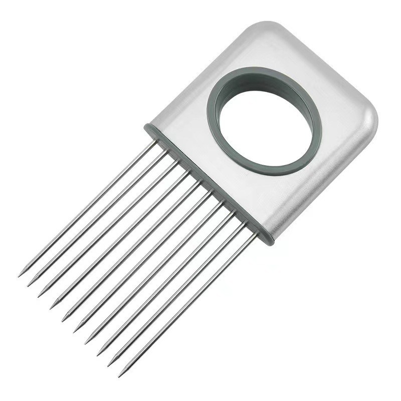 Máquina de cortar frutas de metal e plástico portátil para cebolas Tomates Batatas Meat tenderizing