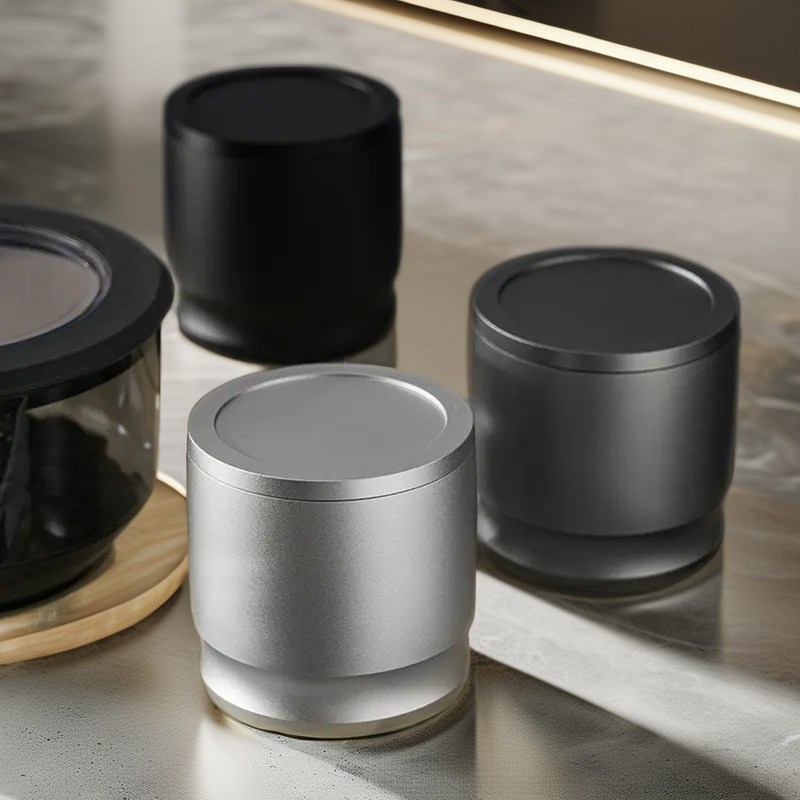 Anel de dosagem de logotipo personalizado preto para 51mm 54mm 58mm Compatível com chá 304 aço inoxidável