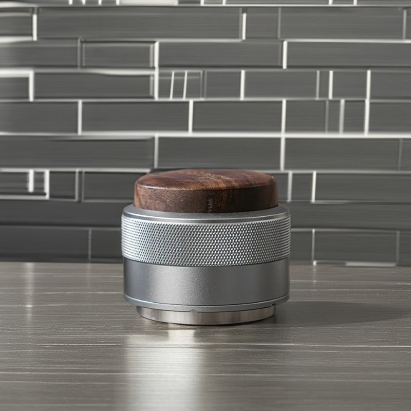 58mm 53mm 51mm Máquina de Espresso Material de madeira Prensa de mão Café Tamper Logotipo personalizado