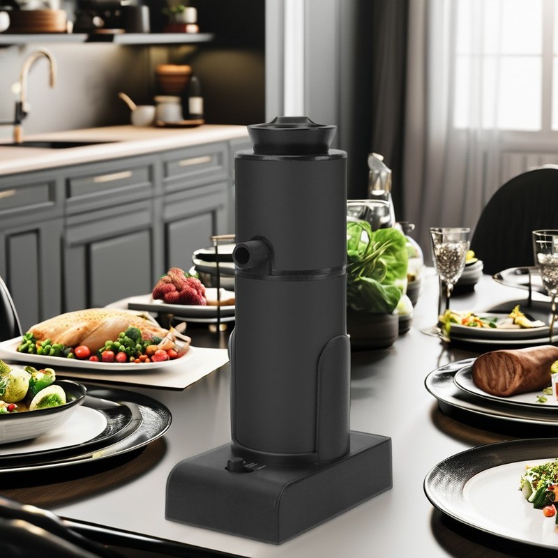 Cozinha molecular de mão preta Pistola de fumo para prazeres defumados utensílios Forquilhas