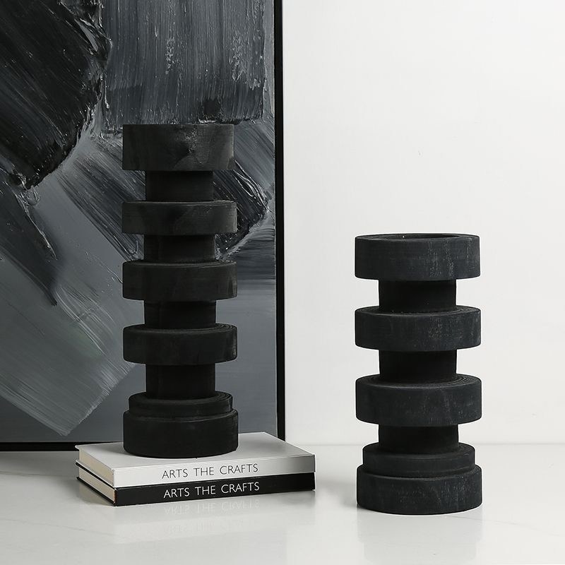 Logotipo personalizado de candelabro de pilar de mármore para decoração de Natal de casamento em casa