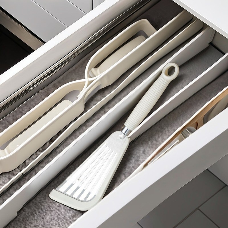 Spatula de peixe de metal não-aderente com torneira de ranhuras Conjunto para fritar utensílios de cozinha