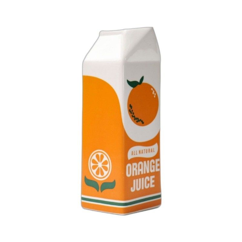 Pequeno vaso de mesa hidropônico de cerâmica moderna em laranja Ideal para casa e restaurante