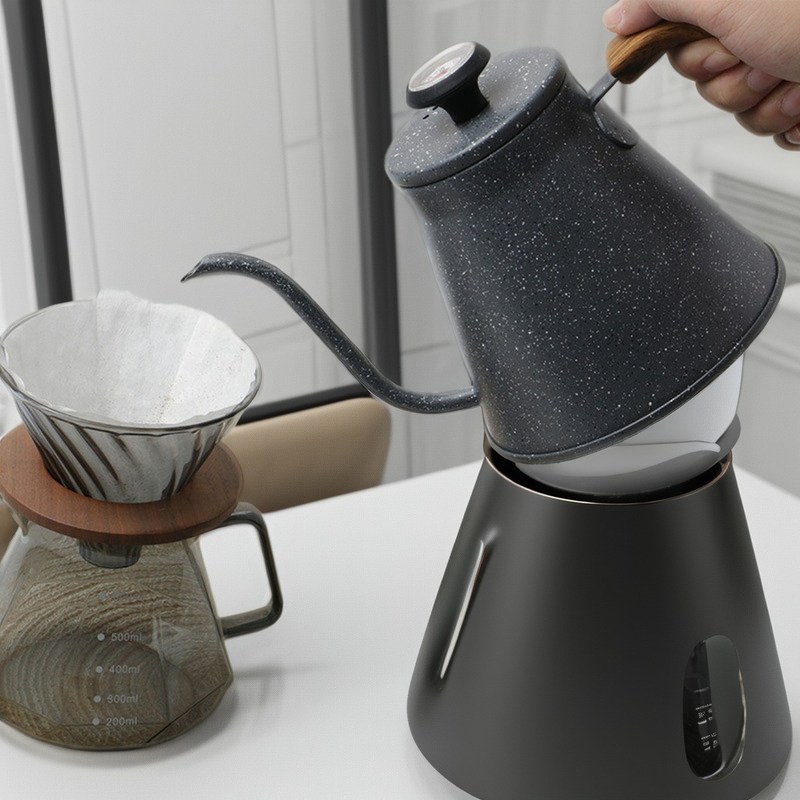 Modern Design de aço inoxidável Caixinha de café para baristas e cafeteiros