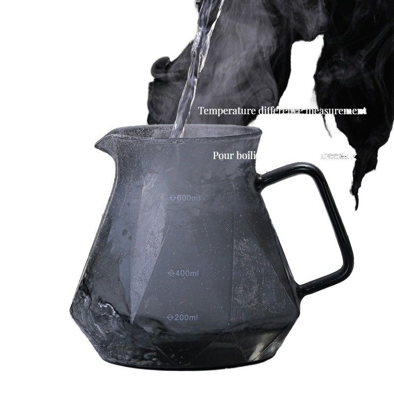 Tipo de recipiente de escritório Caixa de chá de café Conjunto de vidro borosilicato transparente durável