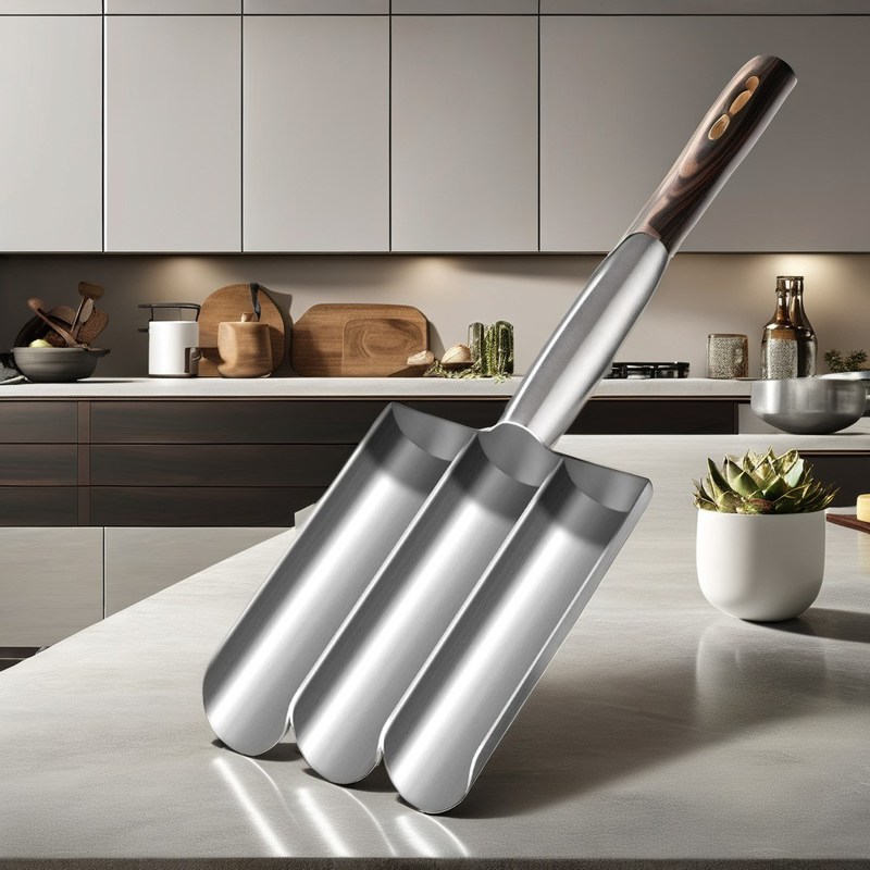 Conjunto rápido e fácil de bola de peixe de bambu com utensílios antiaderentes em cores personalizadas