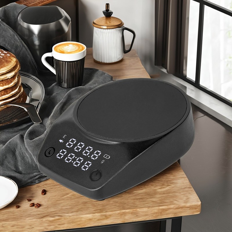 Cozinha e Barista ABS Shell Espresso Digital Balança com temporizador Tipo-C Carregamento