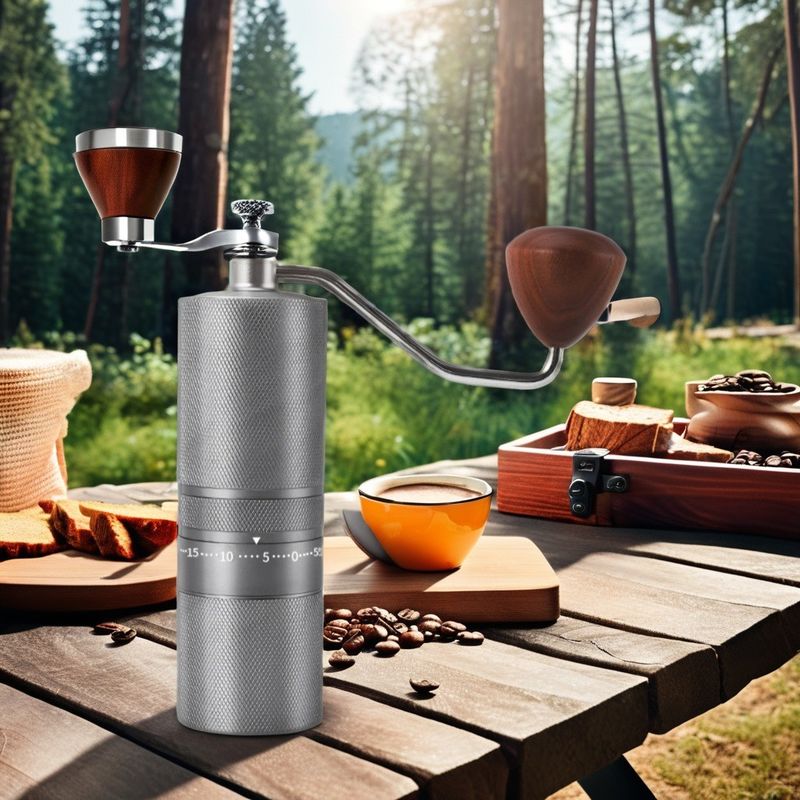 Saco de viagem de aço inoxidável Espresso Grinder Moinho de café C2 portátil moderno para café