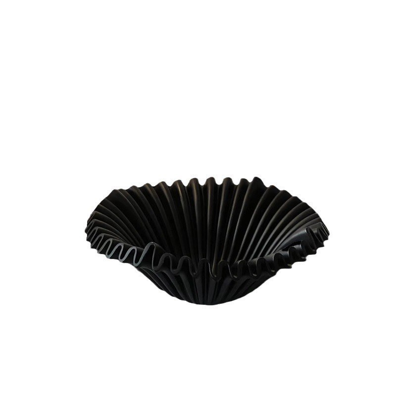 Moderno de luxo de plástico PET Placa de luz multicolor redonda salada de frutas Bowl para armazenamento