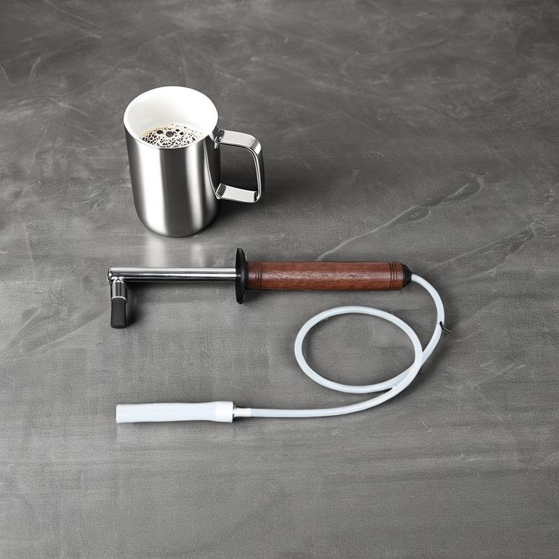 Pressão de vapor Anti-escaldamento Manuseio Espresso escova Design moderno para ferramentas de café e chá