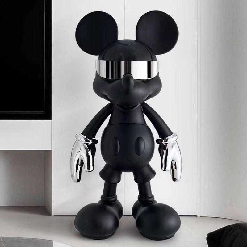 Ornamentações de cerâmica contemporâneas do Cyberpunk Mickey Mouse para sala de estar e chão do alpendre