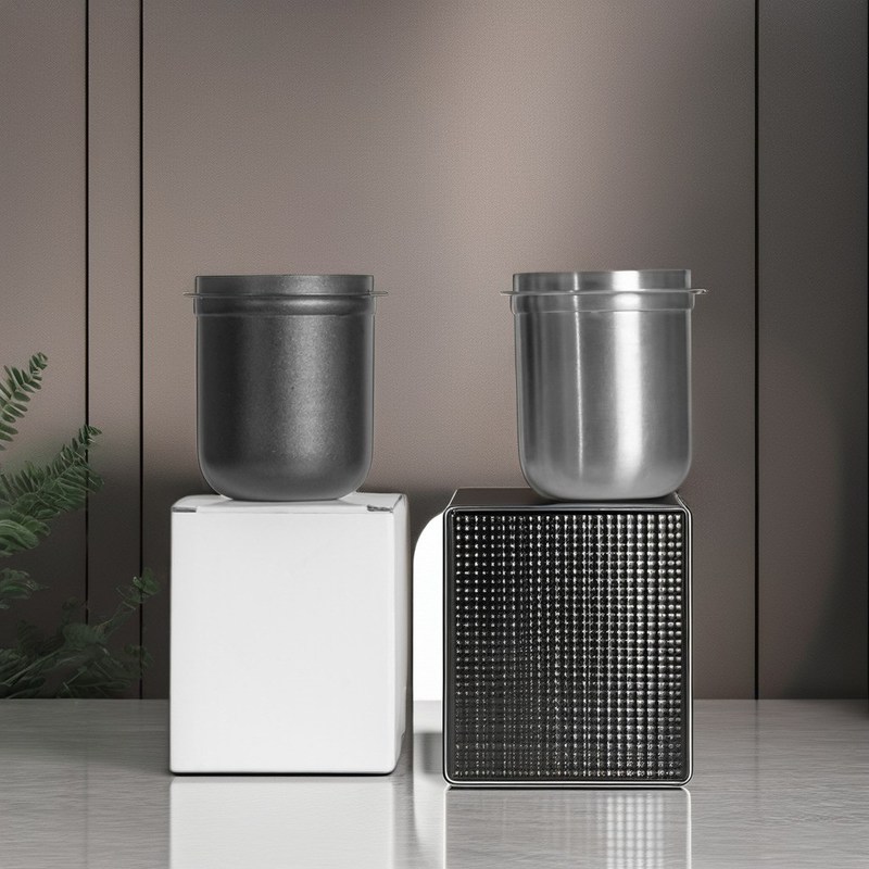 Barras de smoothie de aço inoxidável moderno plástico de mãos livres taça de dosagem universal para cozinha