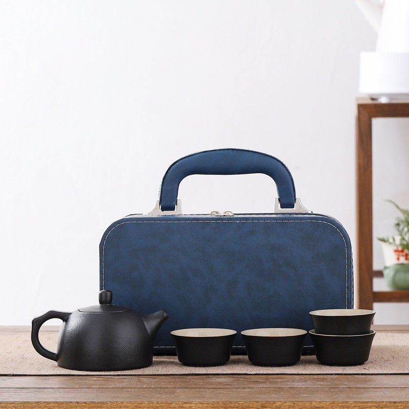 Modern Style Outdoor Travel Tea Set com logotipo personalizável e porcelana sustentável