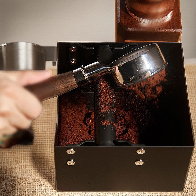 Caixa de café de aço inoxidável de aço inoxidável Base antiderrapante removível para casa