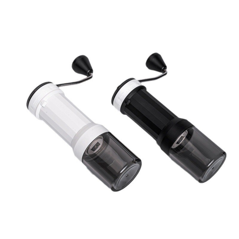 Mini moinho de mão de design moderno moinho de café de plástico de aço inoxidável para restaurantes