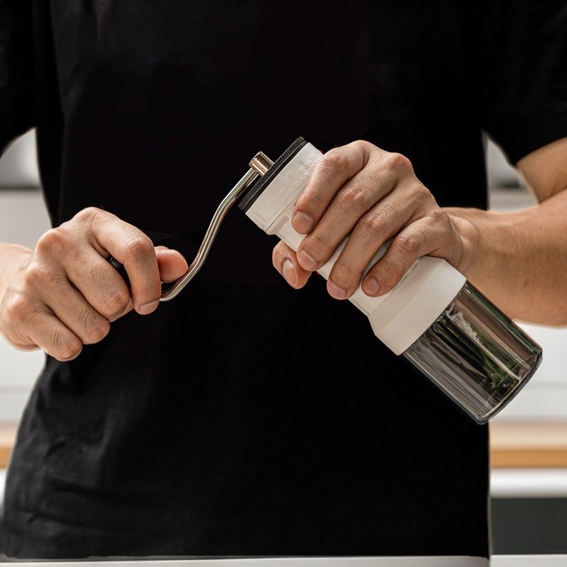 Máquina de moer grãos de café com ajustes externos ajustáveis e logotipo personalizado