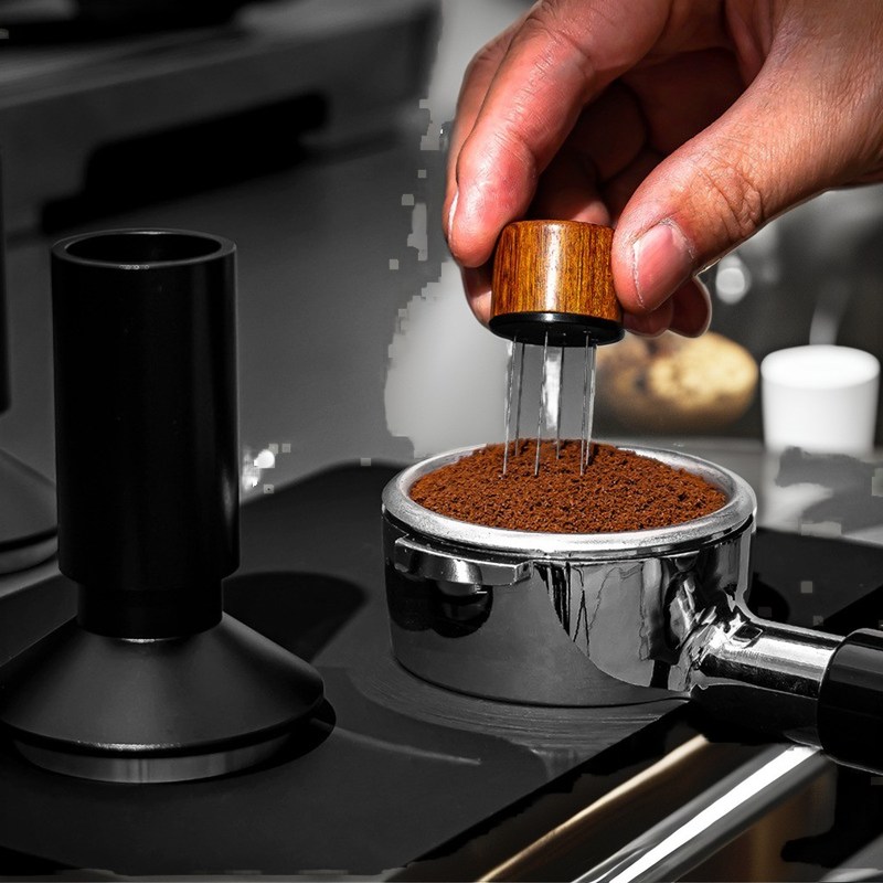 Espresso Perfection 2 em 1 Distribuidor de Agulhas WDT para Profissionais 51mm 53mm 58mm Tamanhos