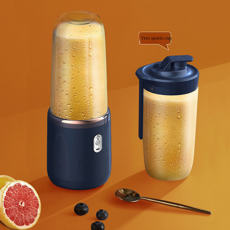 Home Cozinha 6 Lâmina Smart Juicer USB Tipo-C Recarregável Personal portátil Blender
