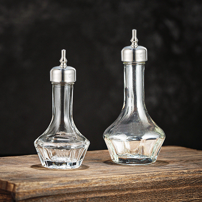 Venda direta Vinho fino Vidro cristalino de âmbar em forma de U Design elegante de vidro para vinho